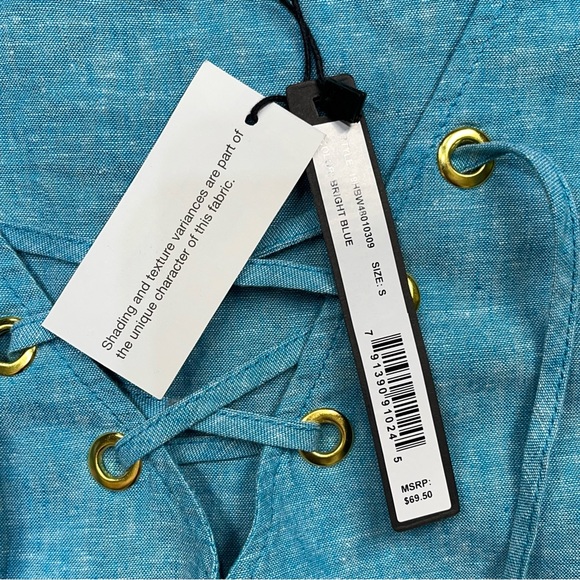 Harve Benard Linen Sleeveless Top - Picture 6 of 13